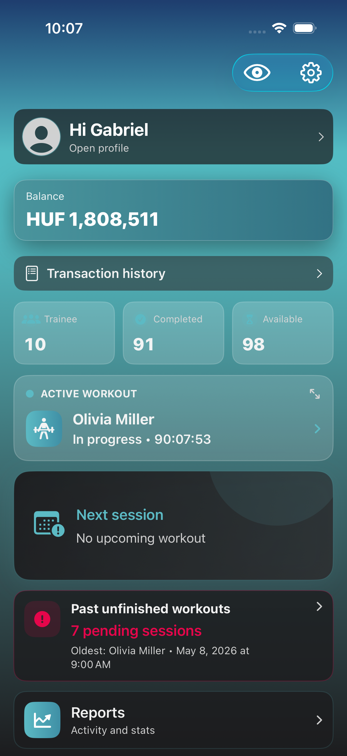 Coach Assist iOS background